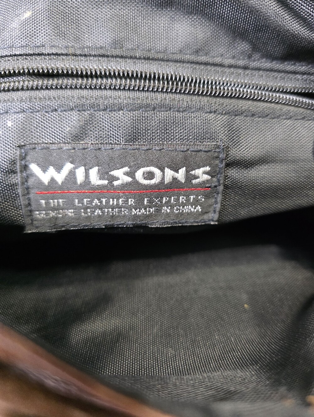 Wilson's Weathered Brown Leather Mini Backpack Shoulder Bag - Picture 9 of 13